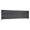 Revive - Black Horizontal Single-Panel Designer Radiator - 18.5" x 70"
