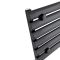 Revive - Black Horizontal Single-Panel Designer Radiator - 18.5" x 70"