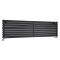 Revive - Black Horizontal Double-Panel Designer Radiator - 18.5" x 70"