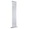 Delta - Chrome Vertical Single Slim-Panel Designer Radiator - 70.75" x 14.75"