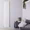 Revive - White Vertical Single-Panel Designer Radiator - 70" x 14"