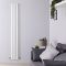 Revive - White Vertical Single-Panel Designer Radiator - 70" x 9.25"