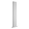Delta - White Vertical Double Slim-Panel Designer Radiator - 70" x 13.75"