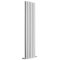 Delta - White Vertical Double Slim-Panel Designer Radiator - 70" x 16.5"