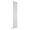 Delta - White Vertical Single Slim-Panel Designer Radiator - 70" x 16.5"