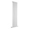 Delta - White Vertical Single Slim-Panel Designer Radiator - 70" x 19.25"