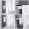 Hudson Reed Wall Mounted Towel Rail - 20.5" x 2.25"