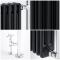 Marquis - Black Traditional Heated Towel Warmer - 36.75" x 24.5"