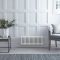 Regent Electric - White Horizontal 3-Column Traditional Cast-Iron Style Plug-In Radiator - 11.75" x 31"