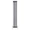 Regent - Anthracite Vertical 3-Column Traditional Cast-Iron Style Radiator - 70.75" x 11.5"