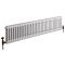 Regent - White Horizontal 2-Column Traditional Cast-Iron Style Radiator - 11.75" x 59.25"
