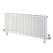 White Floor Mounting Kit for Two-Column Traditional Radiators