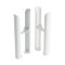 White Floor Mounting Kit for Two-Column Traditional Radiators