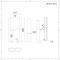 Regent - Metallic Silver Floor Mounting Feet Kit for 3 Column Traditional Radiator