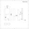 Anthracite Floor Mounting Kit for 3-Column Traditional Radiators