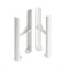 White Floor Mounting Kit for Three-Column Traditional Radiators
