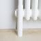 White Floor Mounting Kit for Three-Column Traditional Radiators