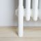 White Floor Mounting Kit for Four-Column Traditional Radiators