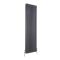 Regent - Anthracite Vertical 3-Column Traditional Cast-Iron Style Radiator - 70.75" x 22"