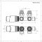 Hudson Reed Chrome Thermostatic Straight H-Block Radiator Valve