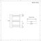 Ive - White Hydronic Flat Towel Warmer - 23 5/8" x 15 3/4"