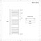 Kent - Chrome Hydronic Flat Towel Warmer - 47 1/4β x 15 3/4β