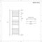 Ive - White Hydronic Flat Towel Warmer - 47 1/4” x 15 3/4”