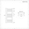 Kent - Chrome Hydronic Flat Towel Warmer - 39 3/8” x 19 5/8”