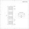 Kent - Chrome Hydronic Flat Towel Warmer - 63" x 19 5/8”