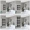 Nox Electric - Matt Black Flat Plug-In Towel Warmer - Choice of Size