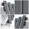 Edifice - Anthracite Vertical Single-Panel Designer Radiator - 70" x 16.5"