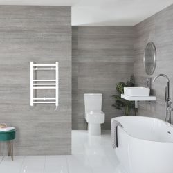 Ive Electric - White Flat Plug-In Towel Warmer - 24” x 16”