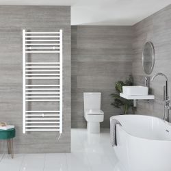 Ive Electric - White Flat Plug-In Towel Warmer - 63” x 20”