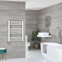 Ive - White Hydronic Flat Towel Warmer - 31 1/2” x 23 5/8”