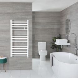 Ive Electric - White Flat Plug-In Towel Warmer - 47” x 24”