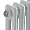 Regent - White Vertical 2-Column Traditional Cast-Iron Style Radiator - 70.75" x 15"