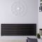 Revive - Black Horizontal Double-Panel Designer Radiator - 23.25" x 63"