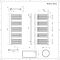 Bosa - Mineral White Hydronic Designer Towel Warmer - 63" x 23.5"