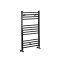 Kent - Matt Black Hydronic Flat Towel Warmer - 39 3/8” x 23 5/8”