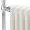 Marquis Electric - White Traditional Plug-In Heated Towel Warmer with Drying Rail - 36.63" x 31.13"