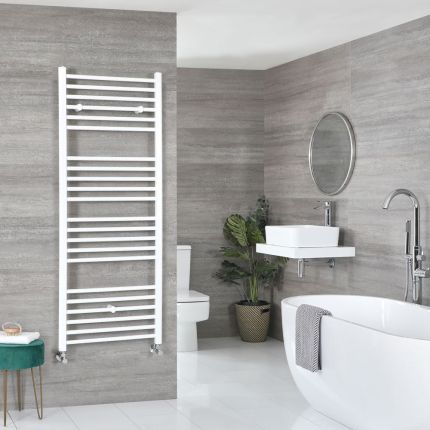 Ive - White Hydronic Flat Towel Warmer - 63" x 23 5/8”