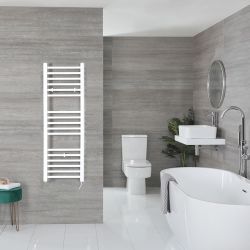 Ive Electric - White Flat Plug-In Towel Warmer - 47” x 16”