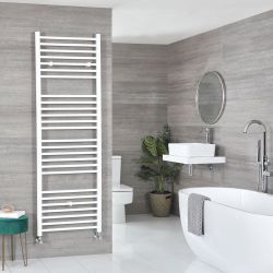 Ive - White Hydronic Flat Towel Warmer - 70 7/8” x 23 5/8”