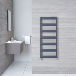 Gradus - Anthracite Hydronic Towel Warmer - 46.75" x 19.75"