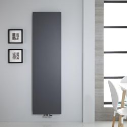 Rubi - Anthracite Vertical Flat-Panel Designer Radiator - 70.75" x 19.75"
