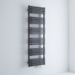 Arch - Anthracite Hydronic Heated Towel Warmer - 60.25" x 19.75"