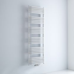Arch - White Hydronic Heated Towel Warmer - 60.25" x 19.75"
