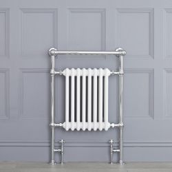 Marquis - Traditional Hydronic Heated Towel Warmer with Drying Rail - 36.63" x 24.38"