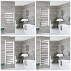 Neva Electric - White Flat Plug-In Towel Warmer - Choice of Size
