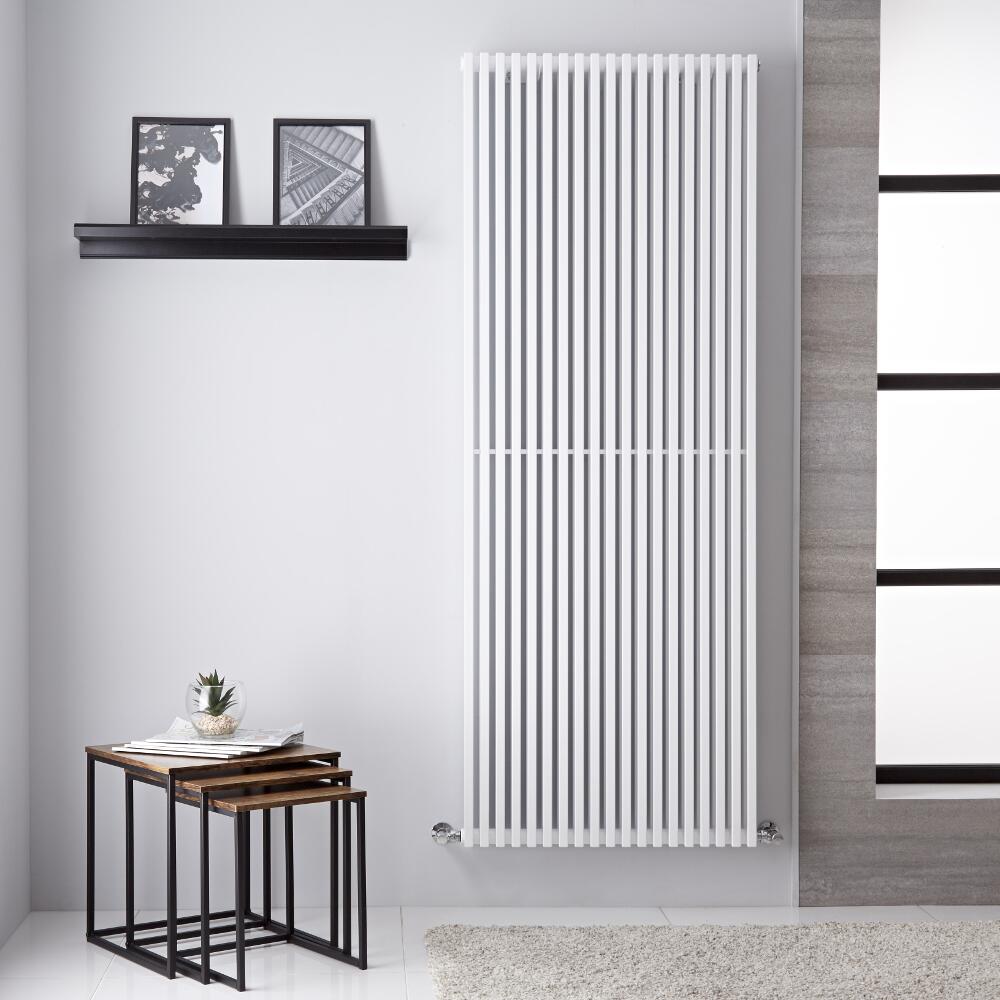 Neive - White Vertical Designer Radiator - 71" x 26.75"